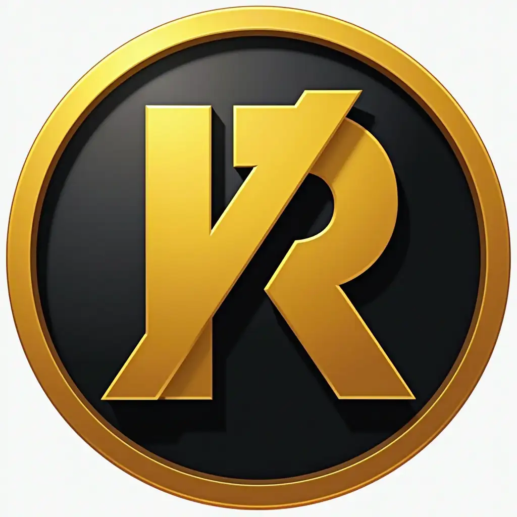 Create a forex trading logo, with RR 1:2 XAU, themed Gold