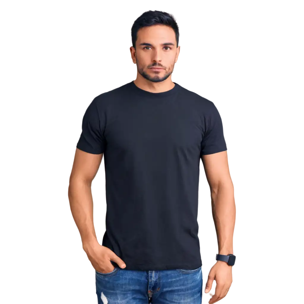 HighQuality-Round-Neck-TShirt-PNG-Image-for-Advertisement