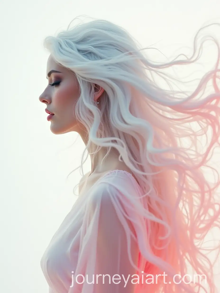 Elegant-Female-Character-Design-with-SilveryWhite-Hair-in-Double-Exposure-Style