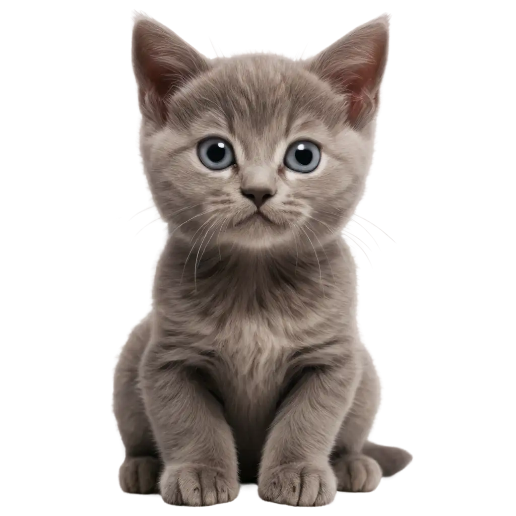 HighQuality-PNG-Image-of-a-Cute-Grey-Baby-Cat-for-Enhanced-Visual-Appeal