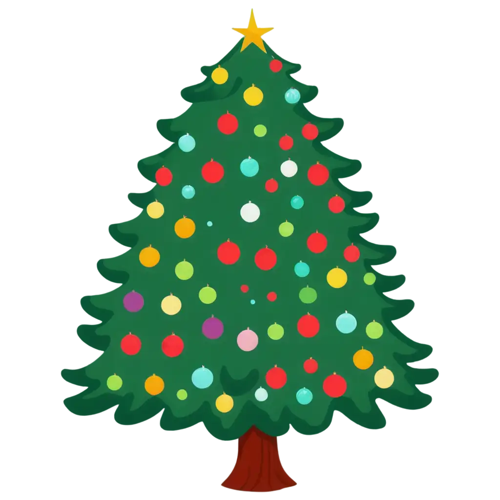 Cartoon-Green-Christmas-Tree-PNG-HighQuality-Transparent-Holiday-Image-for-Festive-Designs