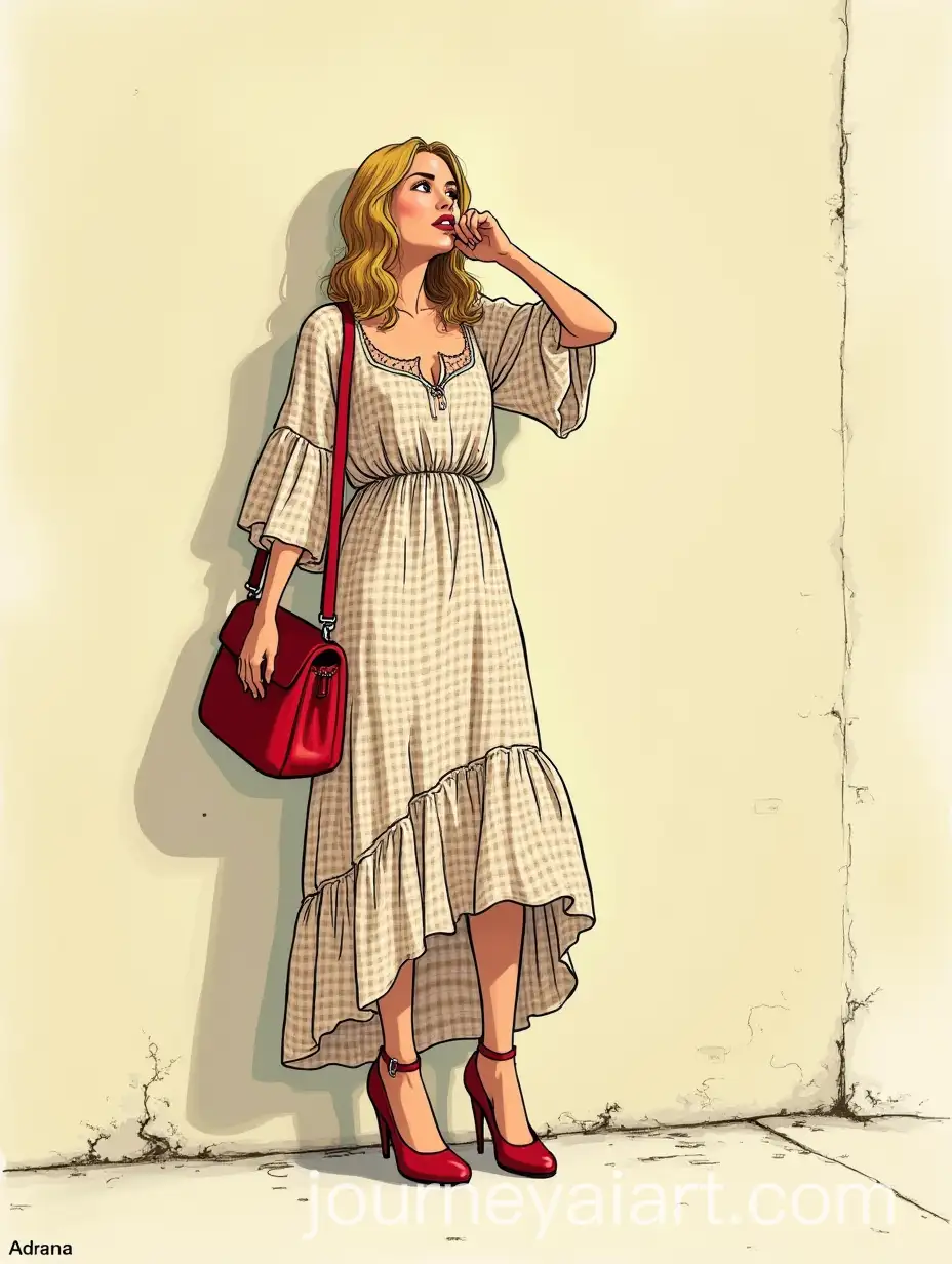 Exhausted-Woman-in-Bohemian-Dress-Taking-a-Breath