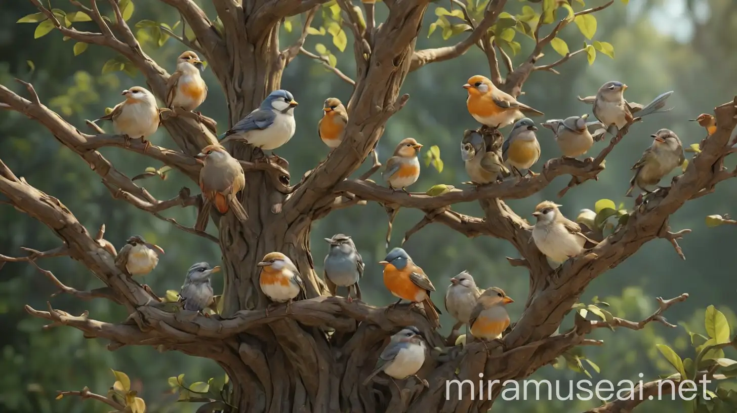 Gathering of Varied Animals in Unreal Engine 3D Animation