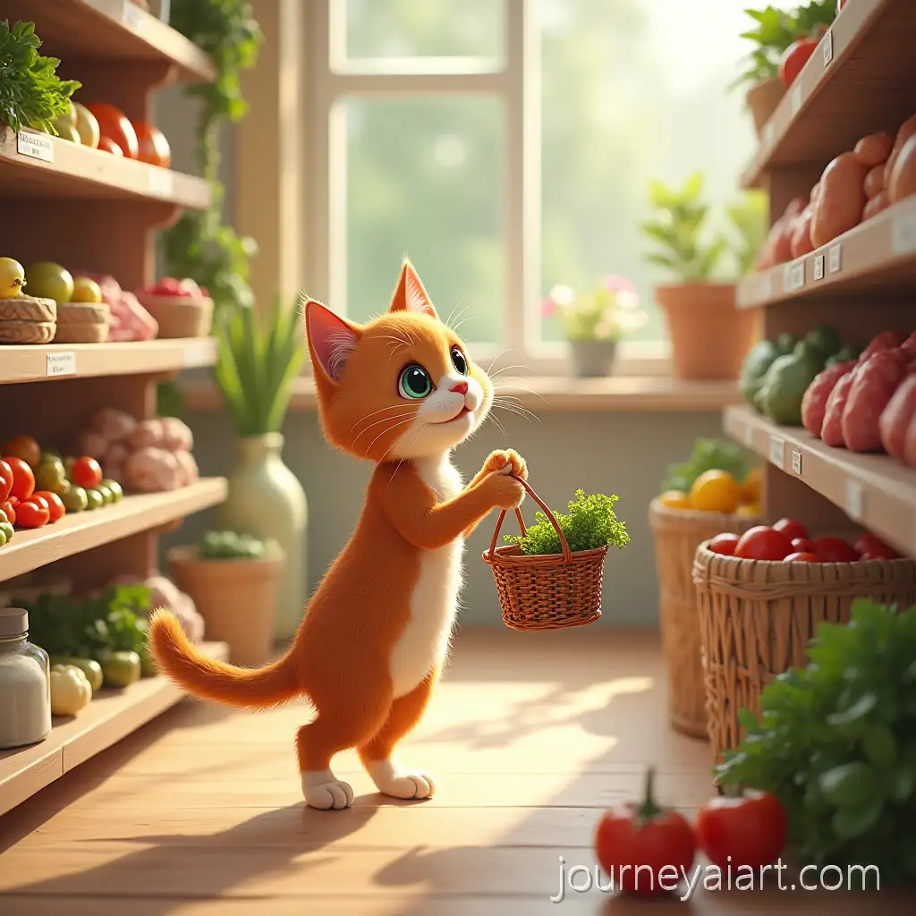 Curious-Cat-Shopping-for-Ingredients-in-a-Bright-Grocery-Store