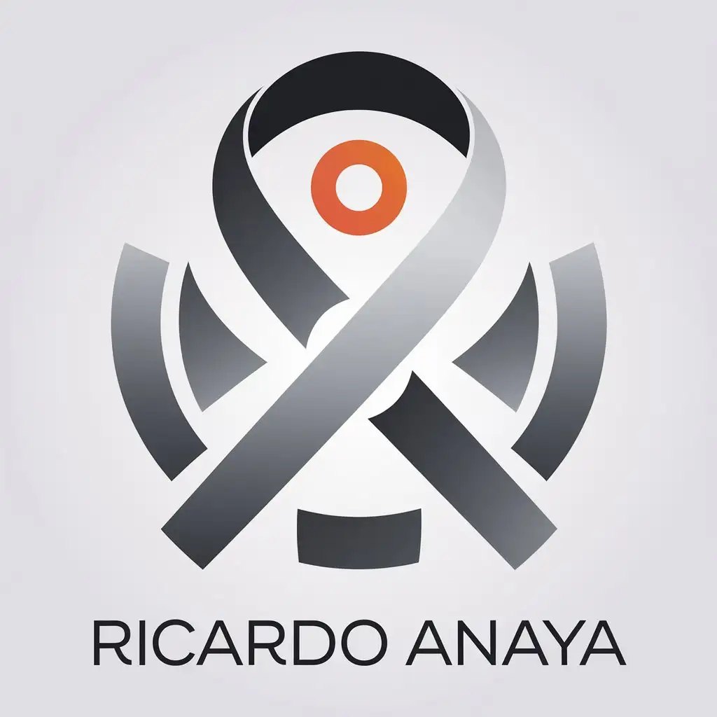 LOGO Design for Ricardo Anaya Vector Logo Featuring Cancer Symbol with Clear Background