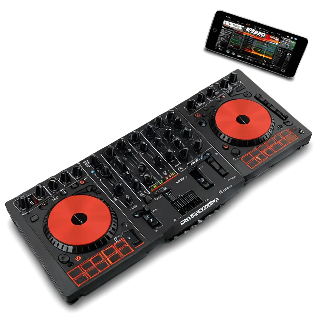 HighQuality-DJ-Controller-PNG-Image-for-Enhanced-Visual-Appeal