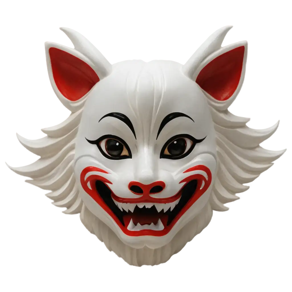 Japanese-Kitsune-Mask-PNG-HighQuality-Transparent-Image-for-Creative-Projects