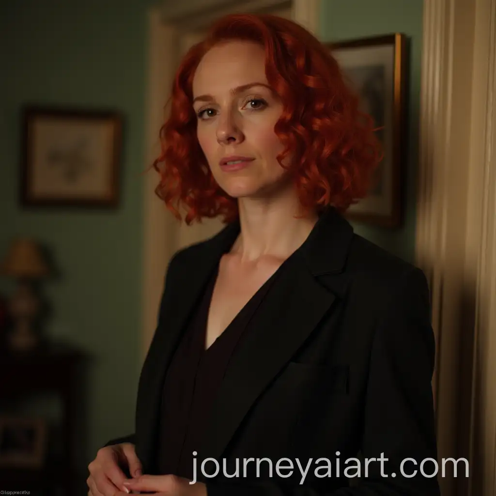 Christina-Hendricks-as-Lara-Croft-in-Action-Pose