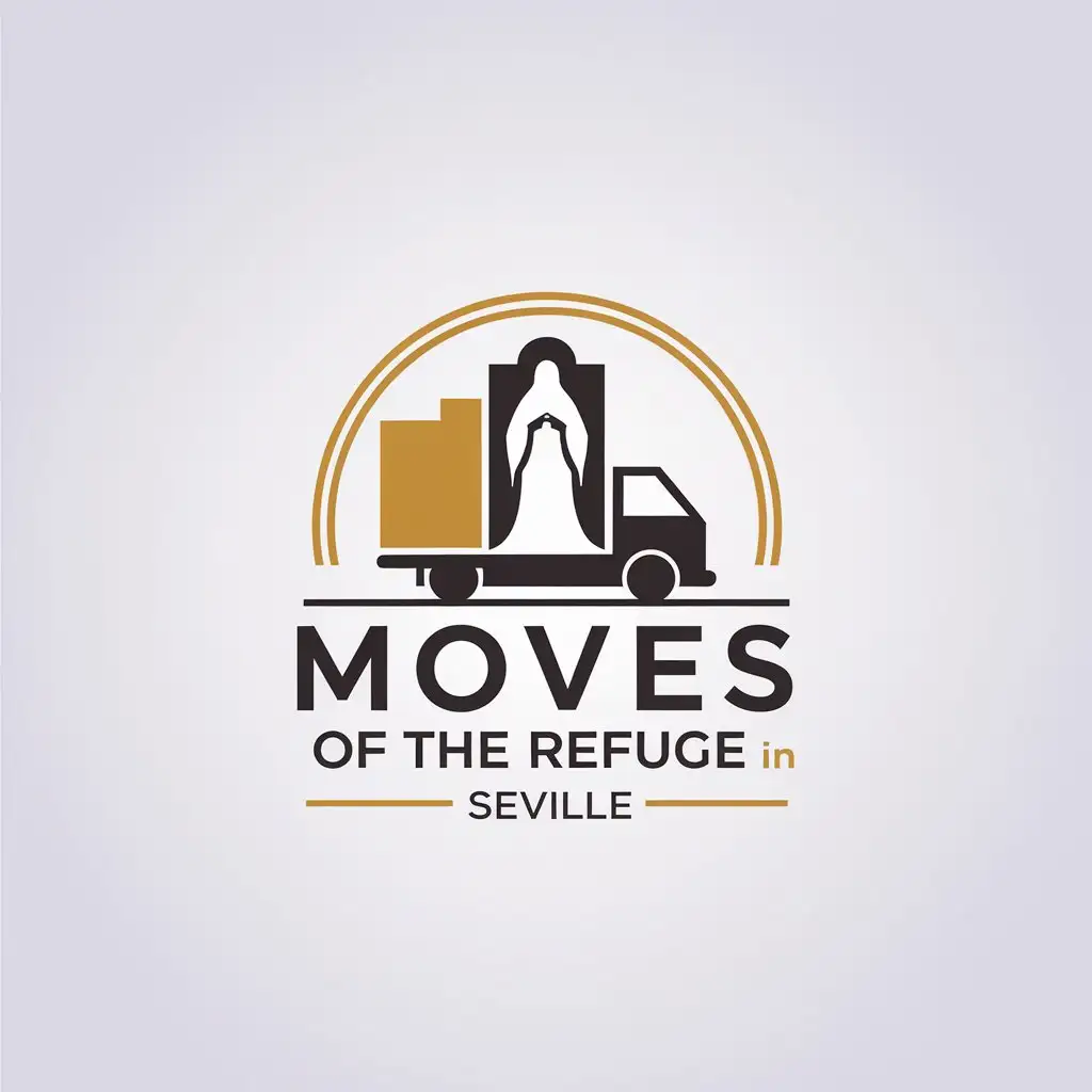 LOGO-Design-for-Moves-Virgin-of-the-Refuge-in-Spanish-Minimalistic-Symbol-for-a-Moving-and-Transport-Company-from-Seville