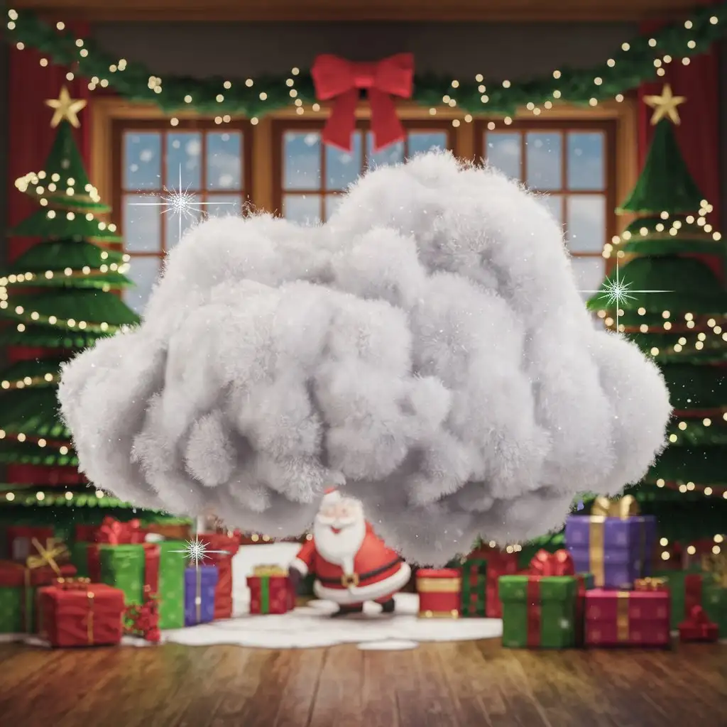 3D-Cloud-of-Cotton-with-New-Years-Holiday-Special-Effects