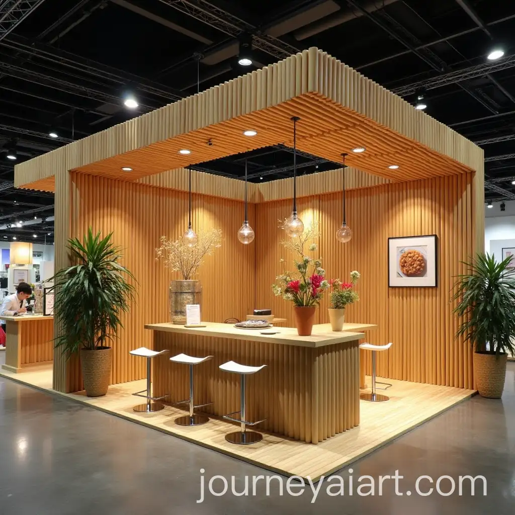 Simple-Bamboo-Theme-Exhibition-Booth-Decoration-with-Natural-Elements