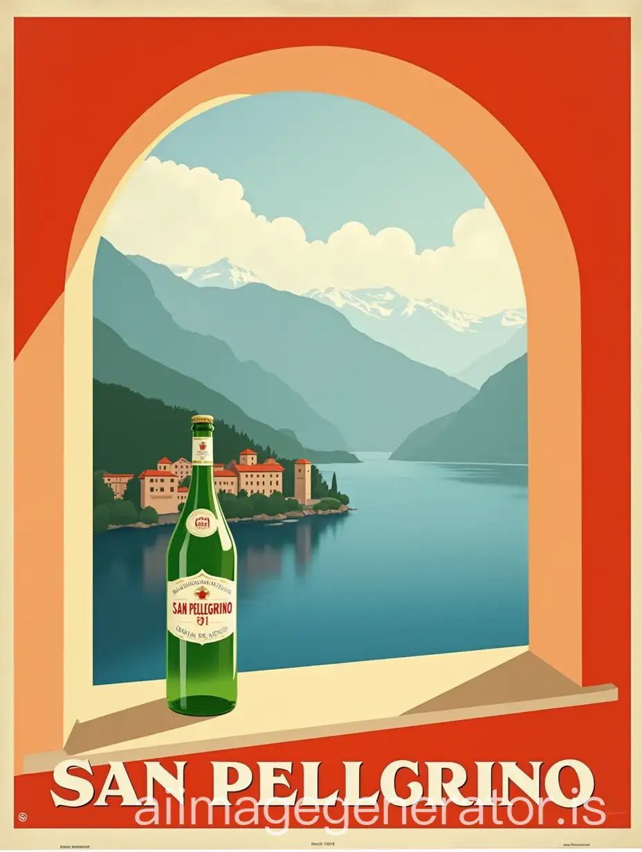 San-Pellegrino-Vintage-Advertisement-Poster-with-Lake-Como-View