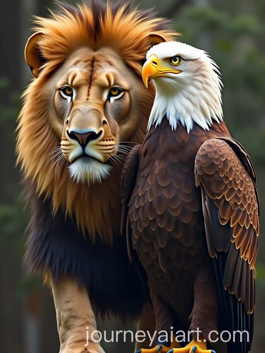Majestic-LionEagle-Hybrid-Creature-with-Powerful-Wings-and-Regal-Mane