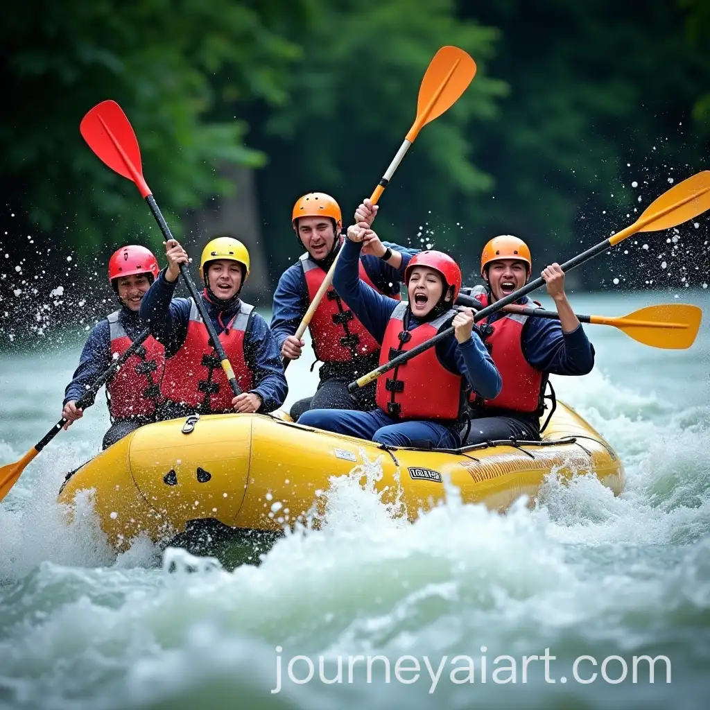 Group-of-AdventurersAI-Image-Prompt-Expansion-Paddling-Through-Wild-River-Rapids