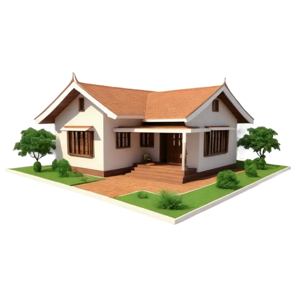 3D kerala house model