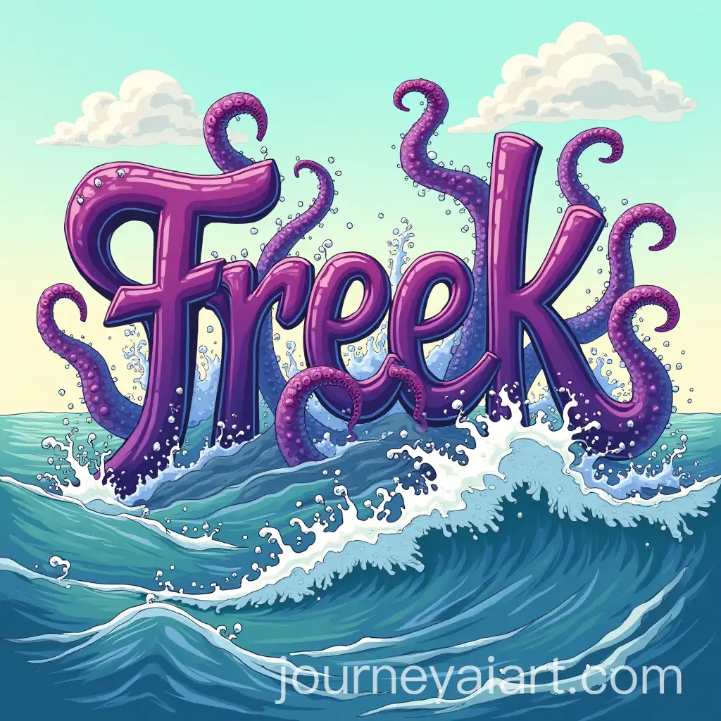 Kraken-Tentacles-Breaking-the-Word-Freek-in-Ocean-Waves