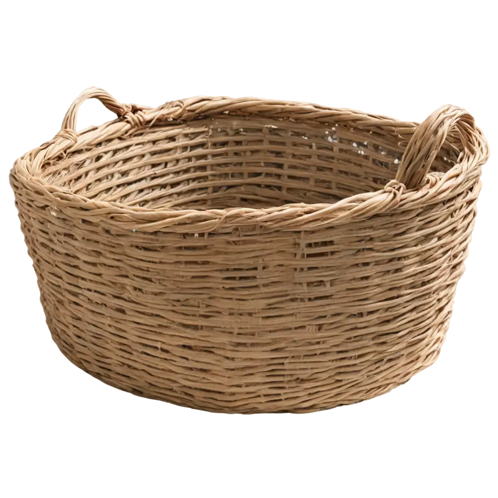 Exquisite-Woven-Basket-PNG-Crafted-Artistry-in-HighQuality-Format