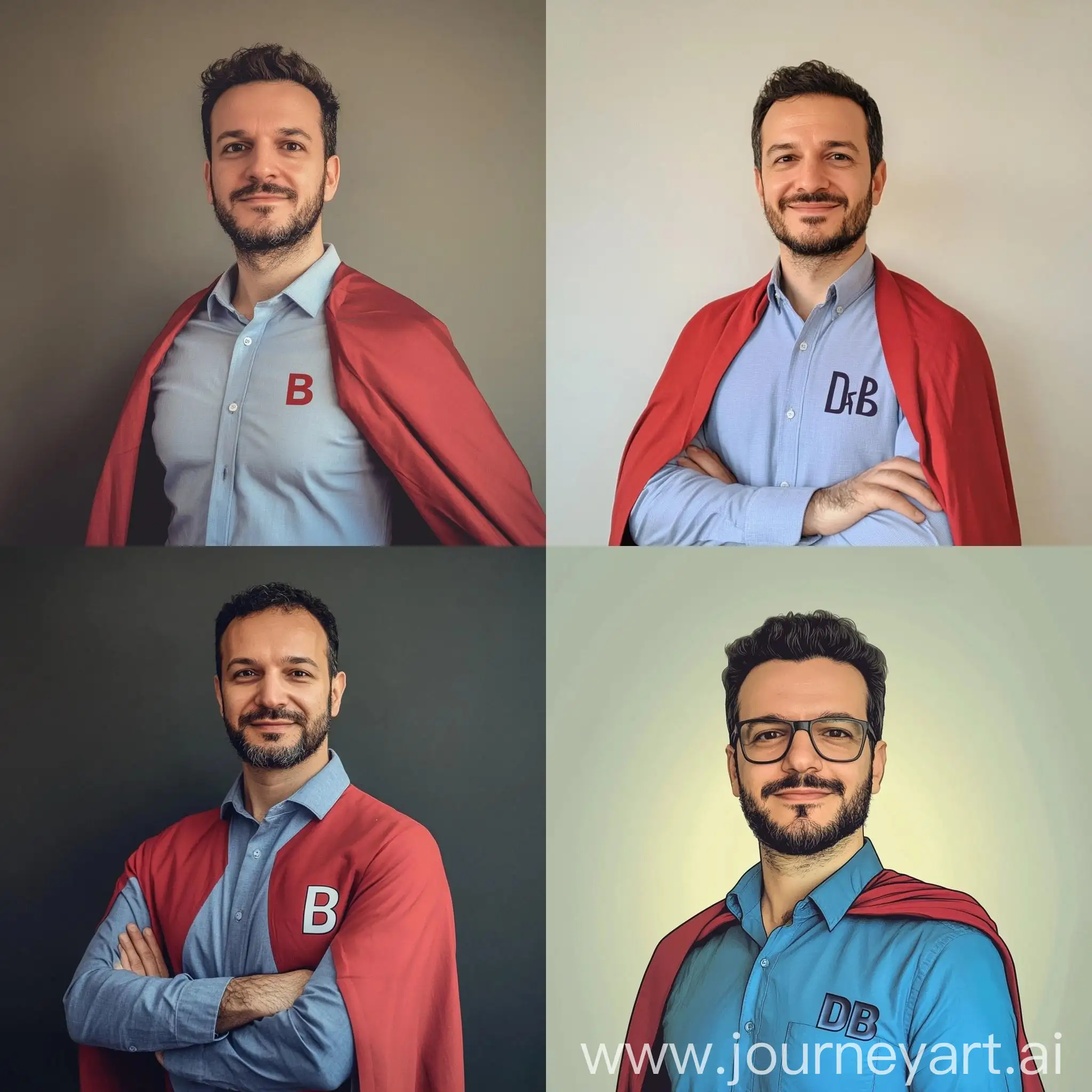 Superhero-Doctor-with-Cape-and-DR-B-Logo-on-Chest