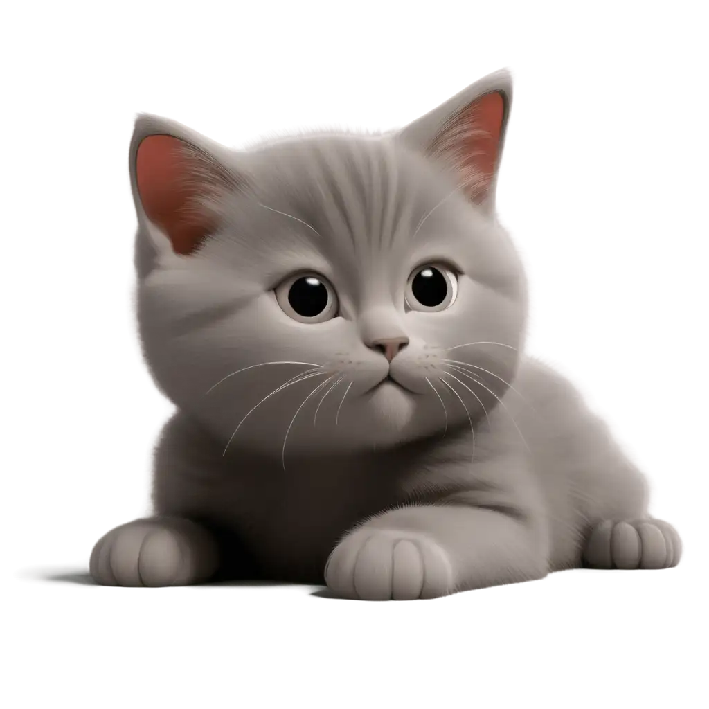 3D-Gray-Kitten-PNG-Image-Serene-Gray-Kitten-Lying-Down