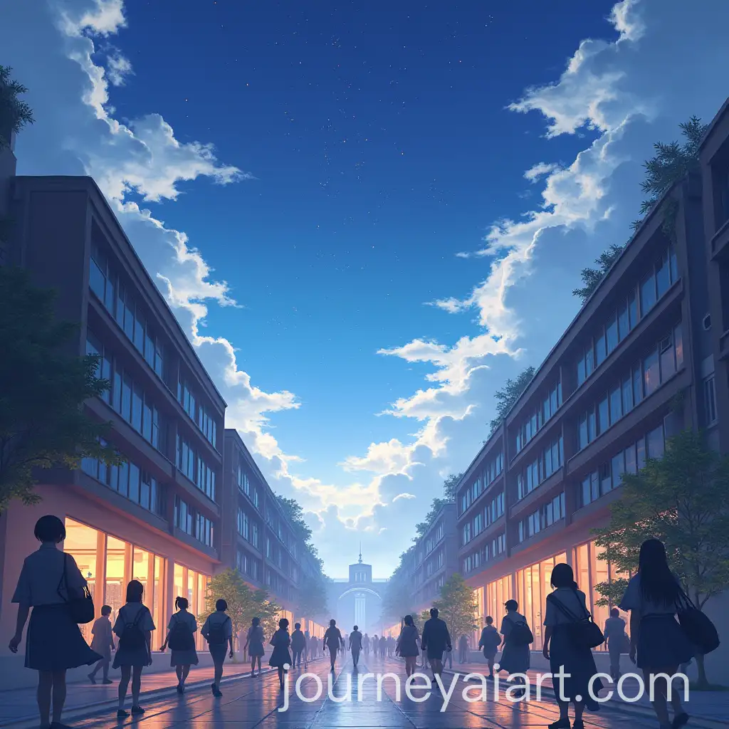 Dreamlike-Scene-of-HighTech-School-and-TikTok-Dance-Craze