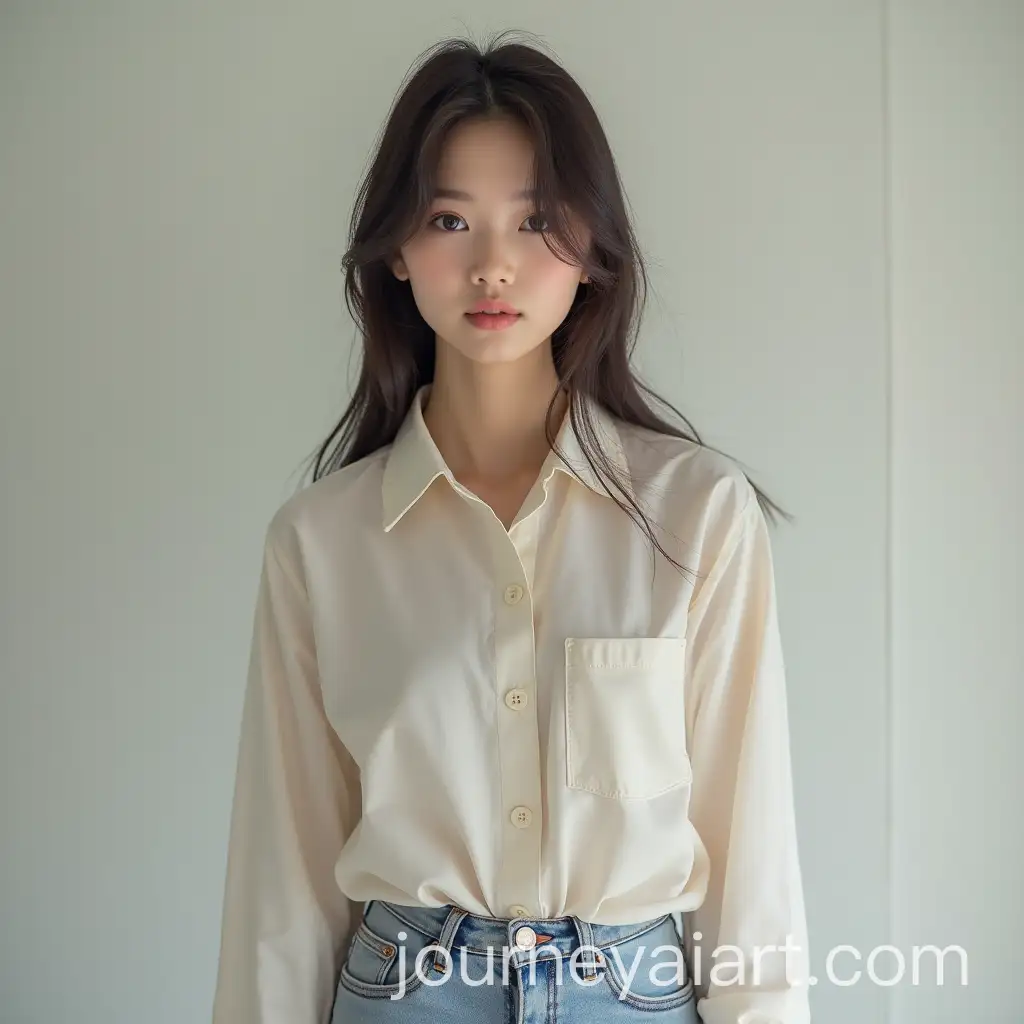 Pretty-Asian-Young-Girl-in-Casual-Clothes-Full-Body-Shot