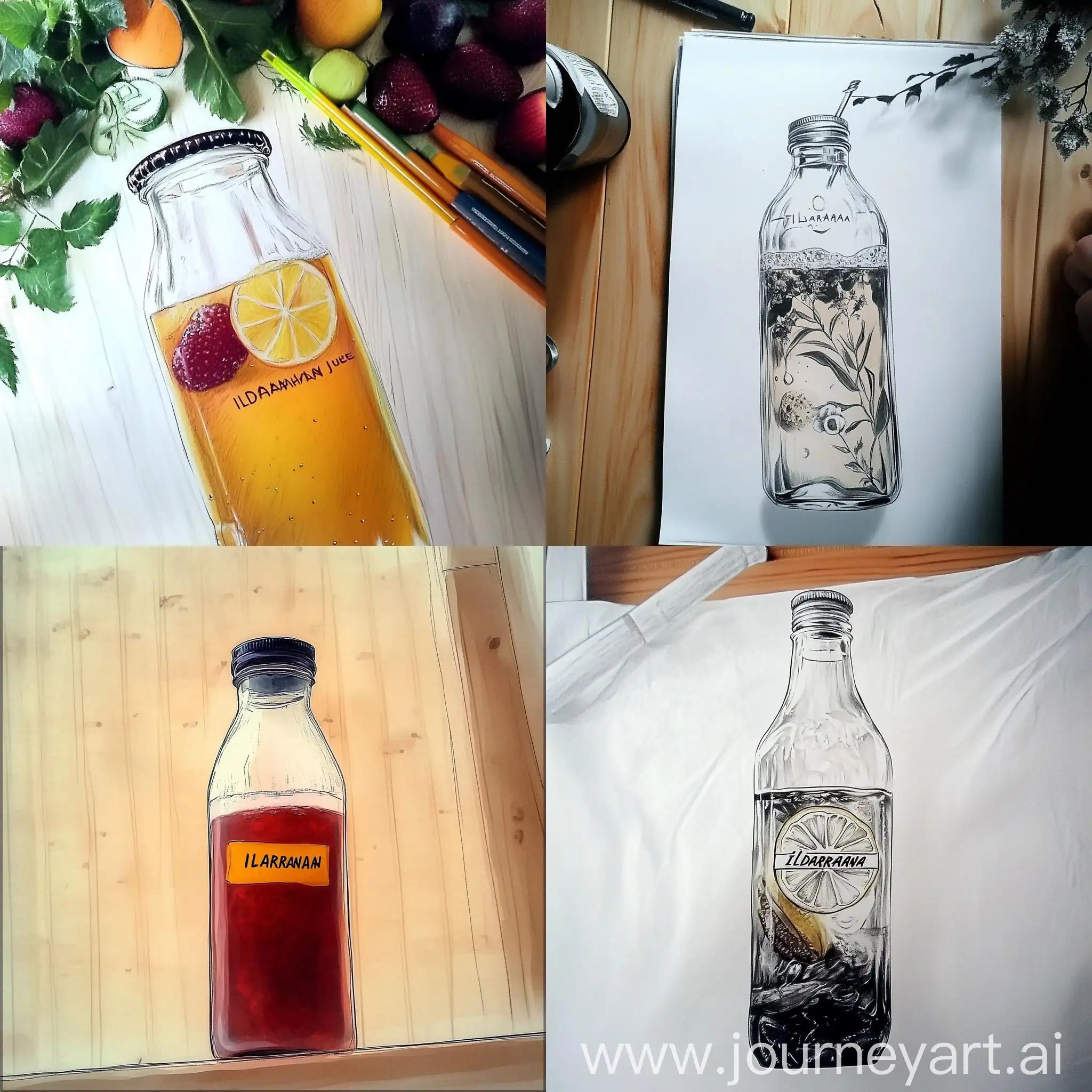 Ildaryana-Juice-Bottle-with-Refreshing-Drink