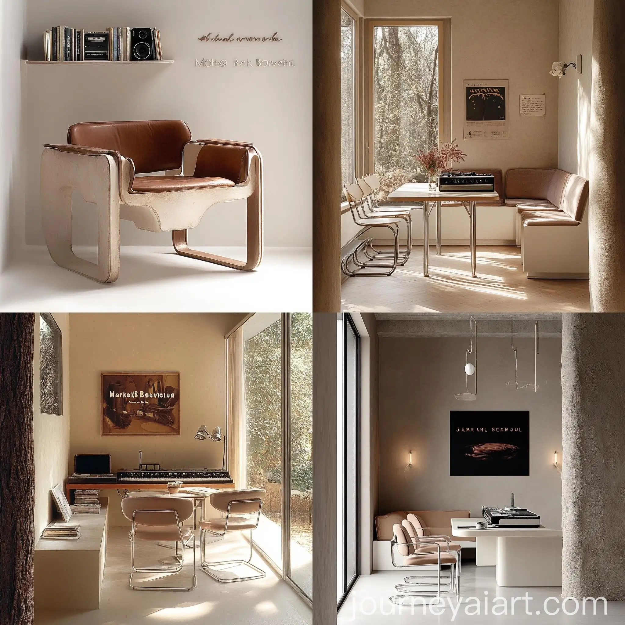 Modern-Chairs-by-Marcel-Breuer-in-Stylish-Interior-Design