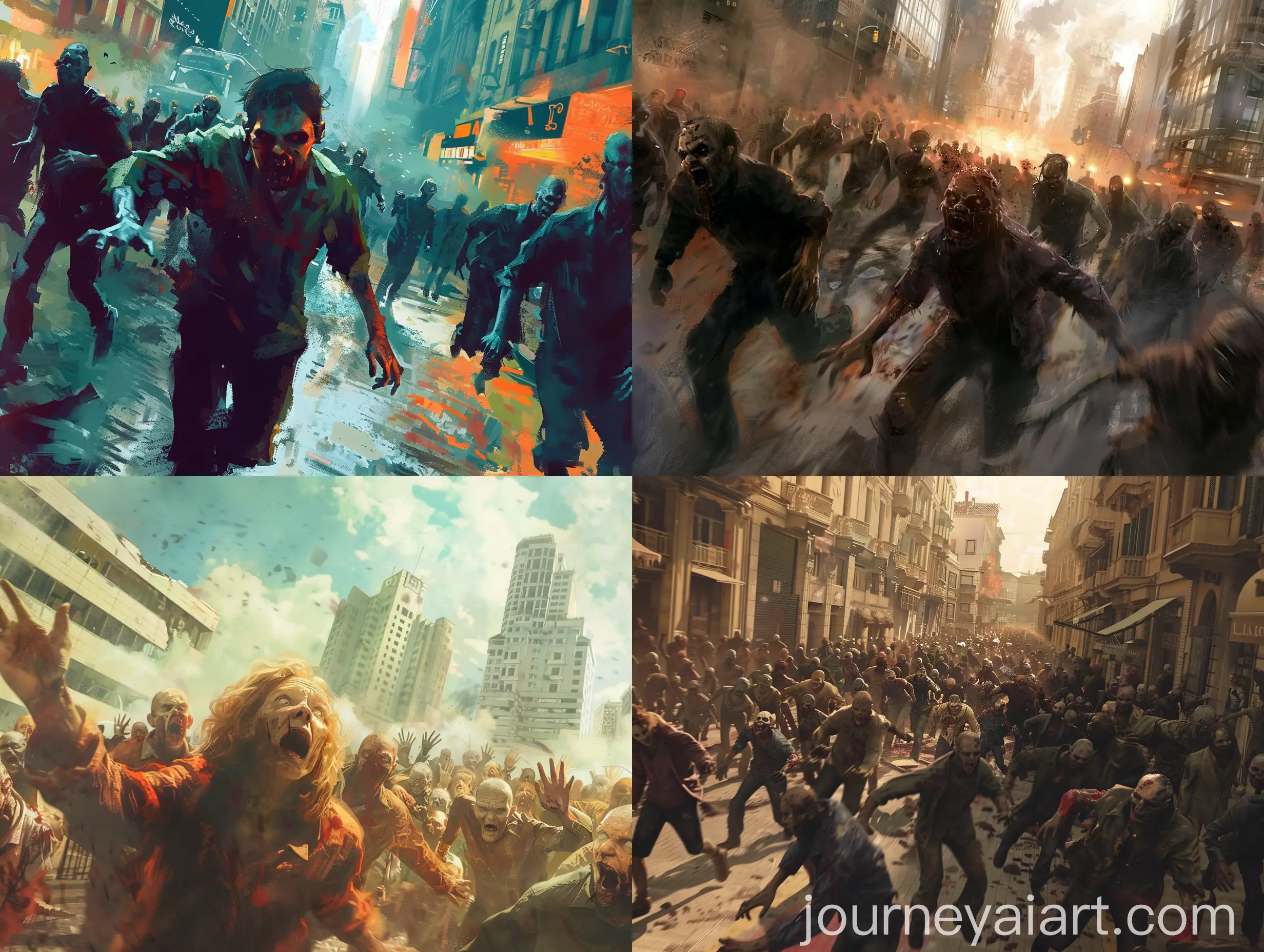Panicked-Crowd-Fleeing-Zombies-in-Cityscape