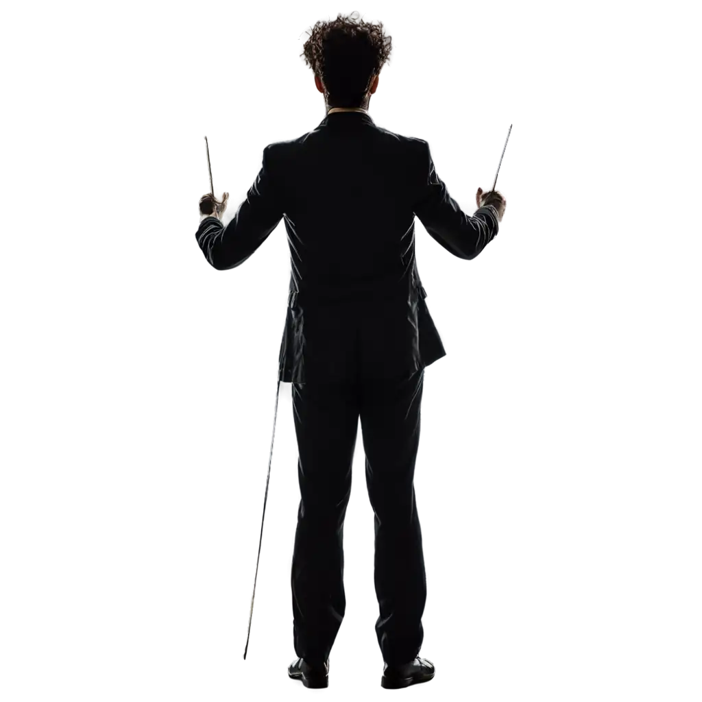 Silhouette-of-an-Orchestra-Conductor-Conducting-PNG-Image-for-Creative-Uses