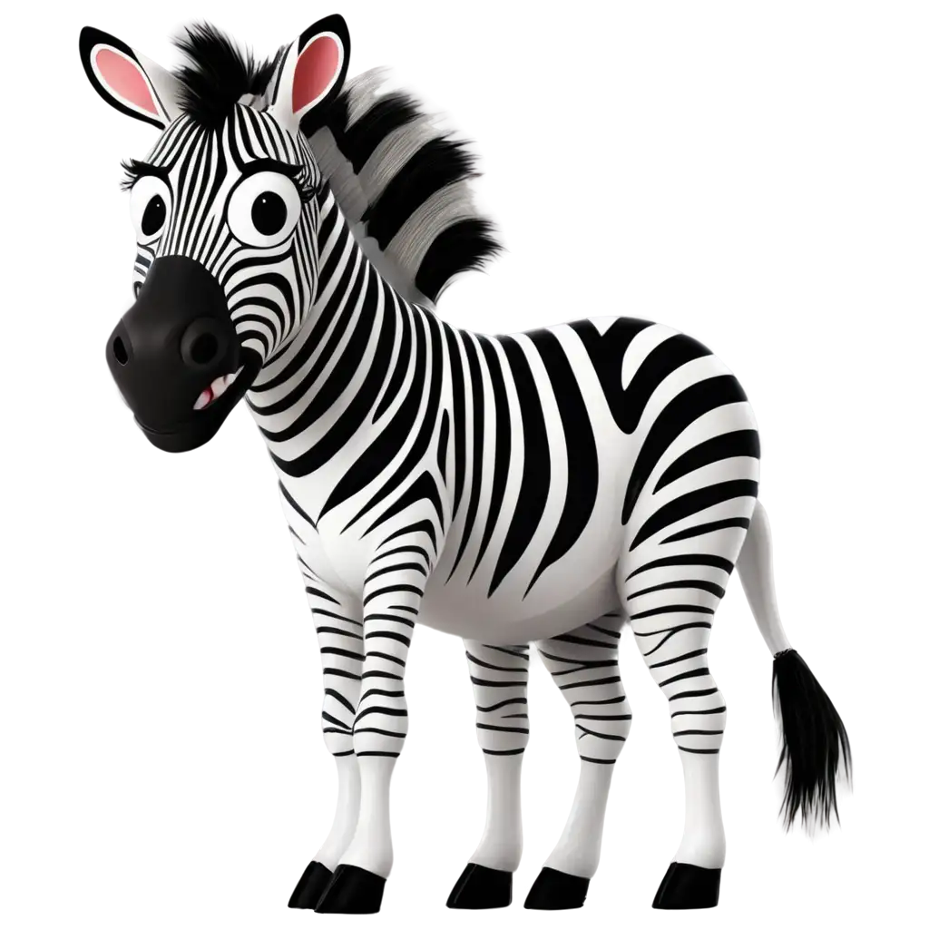 Dream-World-Wide-Cartoon-Zebra-PNG-HighQuality-Unique-Digital-Artwork-for-Various-Creative-Uses