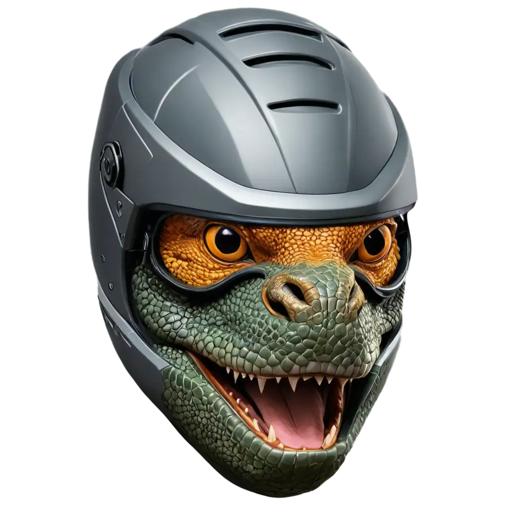 Vector-PNG-of-Monitor-Lizard-Head-with-Helmet-Half-Face-HighQuality-Image-for-Digital-Art-and-Design-Projects