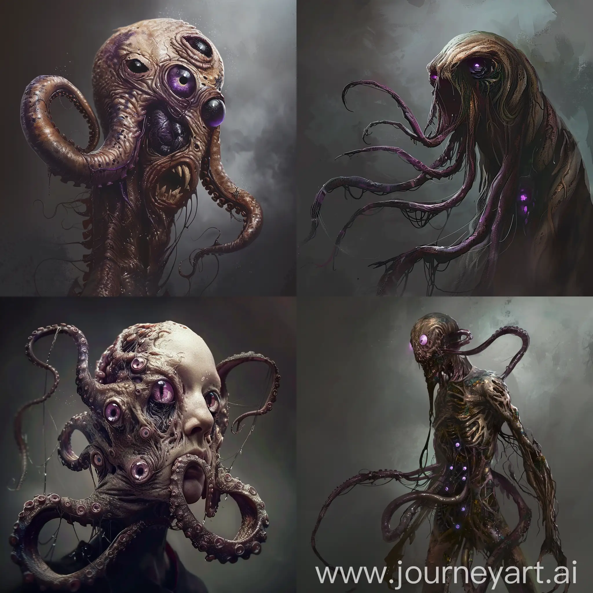 Monstrous-Hunchbacked-Creature-with-Tentacles-and-Violet-Eyes