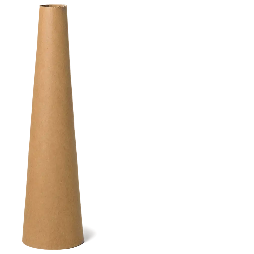 Cardboard-Cone-PNG-Image-for-Versatile-Digital-Use