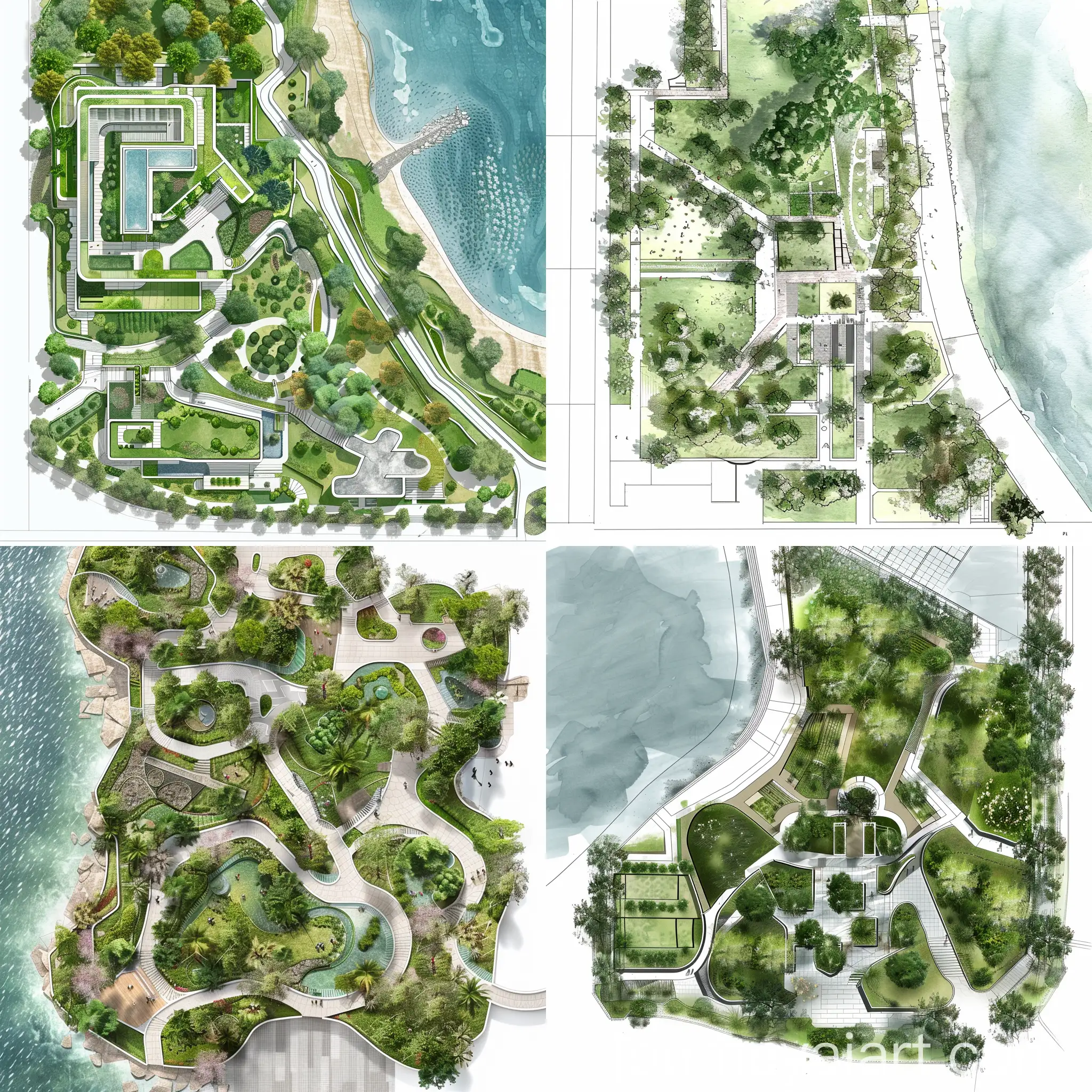 Seaside-Ground-Plan-with-Green-Spaces-and-Trees