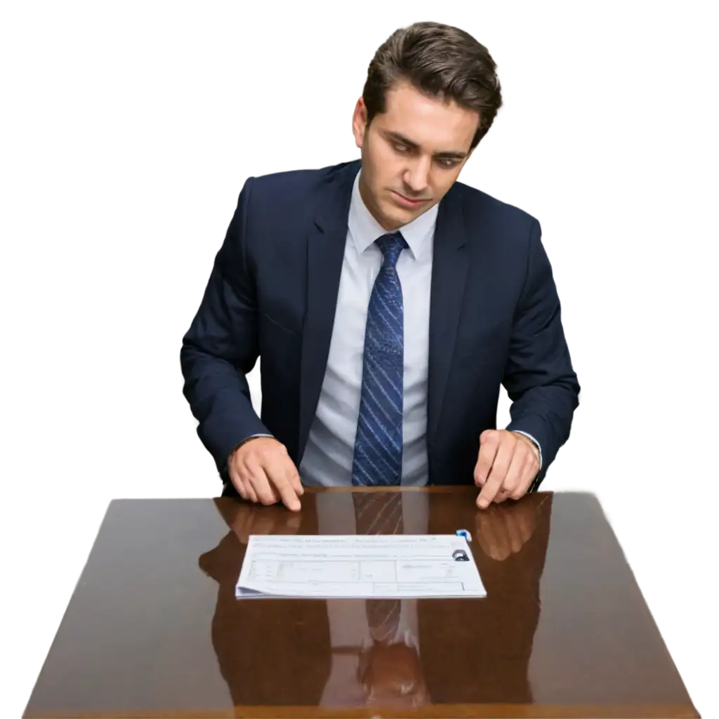 PNG-Image-of-Man-With-Unusual-Office-Situation-Humorously-Depicting-Man-Shit-on-Table-with-Work-Scene-for-Digital-Art