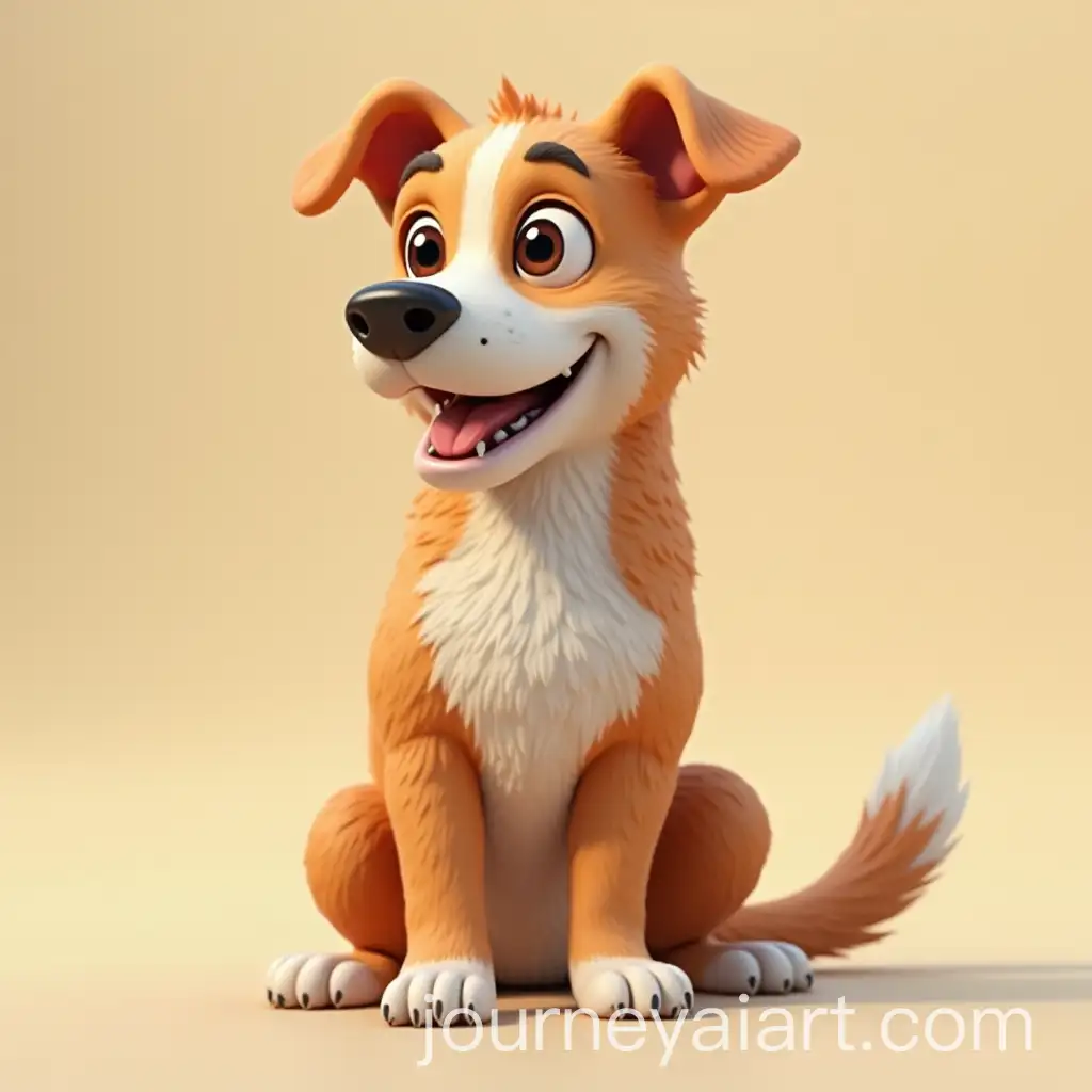 3D-Render-of-a-Dog-in-Detailed-Style