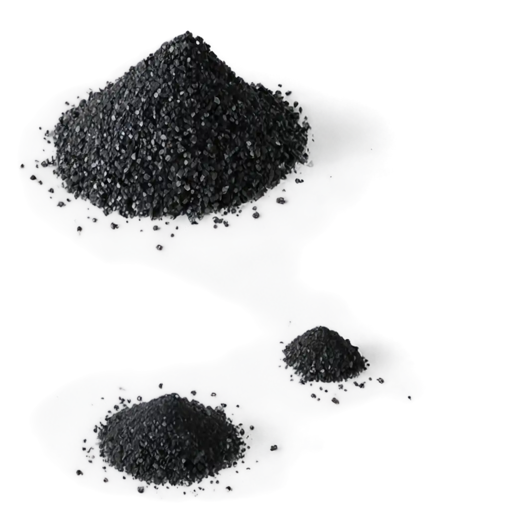 HighQuality-PNG-Image-of-a-Pile-of-Black-Salt-for-Versatile-Use