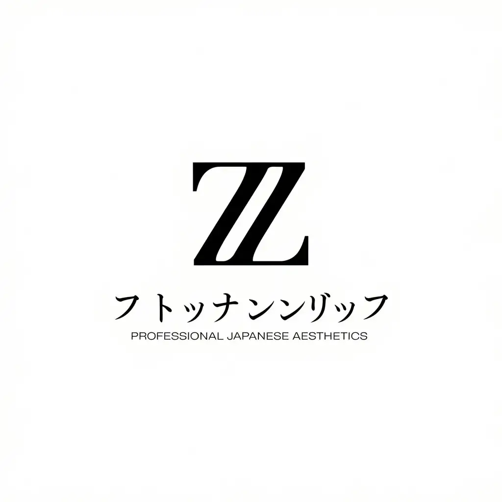 LOGO-Design-for-ZenSpa-Japanese-Aesthetics-with-Complex-ZZ-Symbol-on-Clear-Background