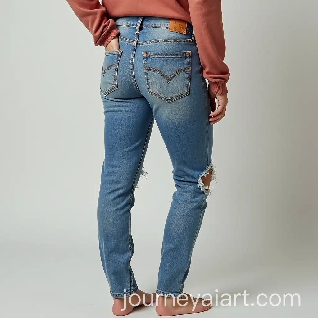 Stylish-Denim-Jeans-with-Knee-CutOffs-in-Casual-Fashion