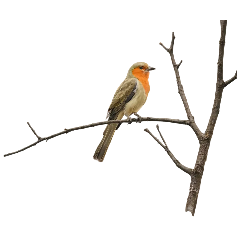 Stunning-PNG-Image-of-a-Bird-Perched-on-a-Tree-Branch