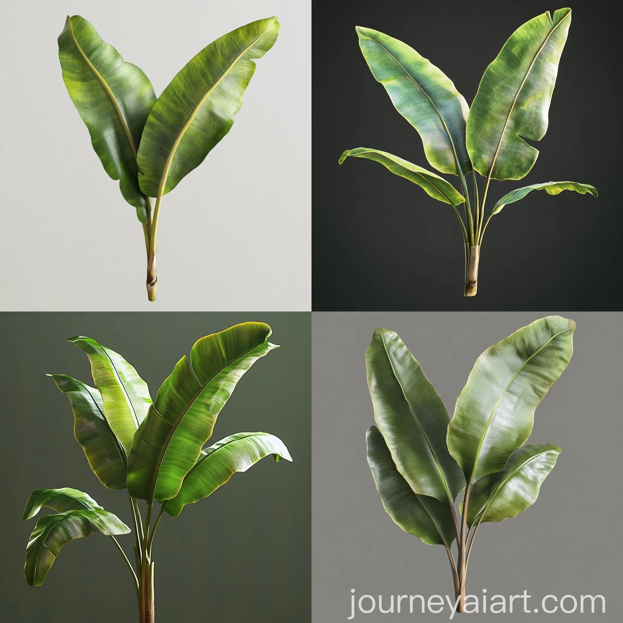 Realistic-Single-Leaf-Banana-Tree-Game-Asset-Model