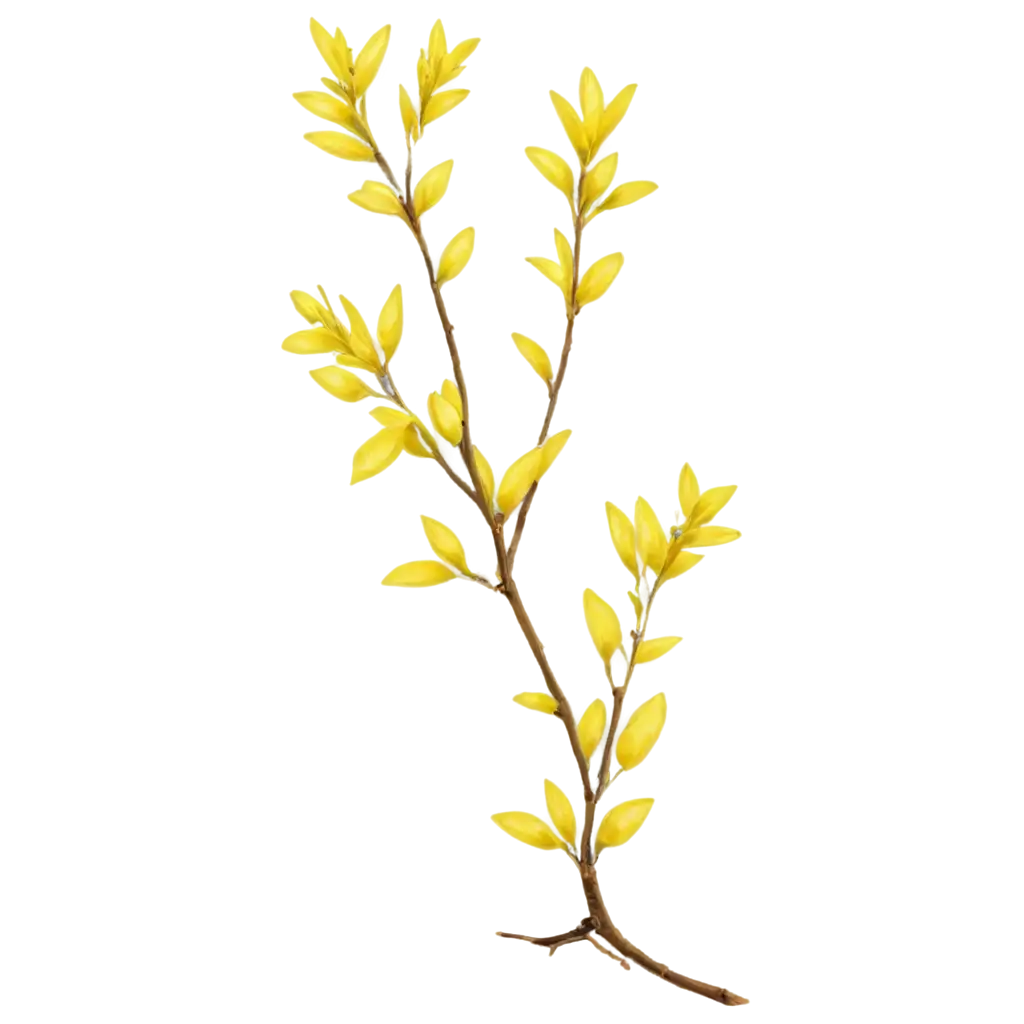 Realistic-Forsythia-Bush-PNG-Image-for-Versatile-Creative-Applications