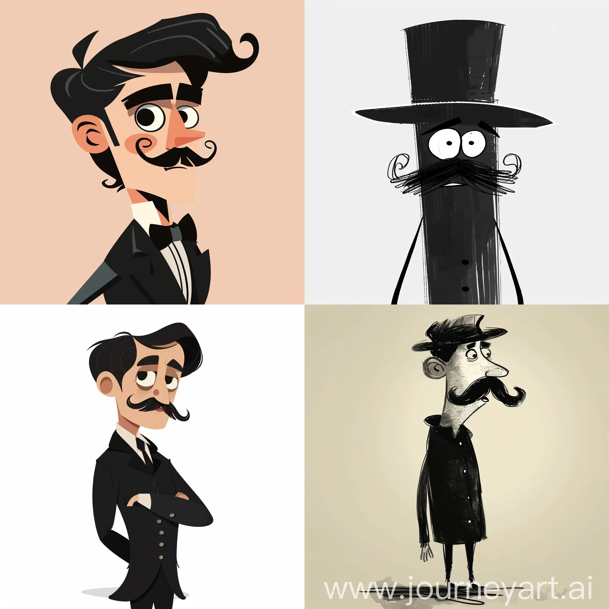 Historical-Show-Character-Illustration-in-YouTube-Animator-Style