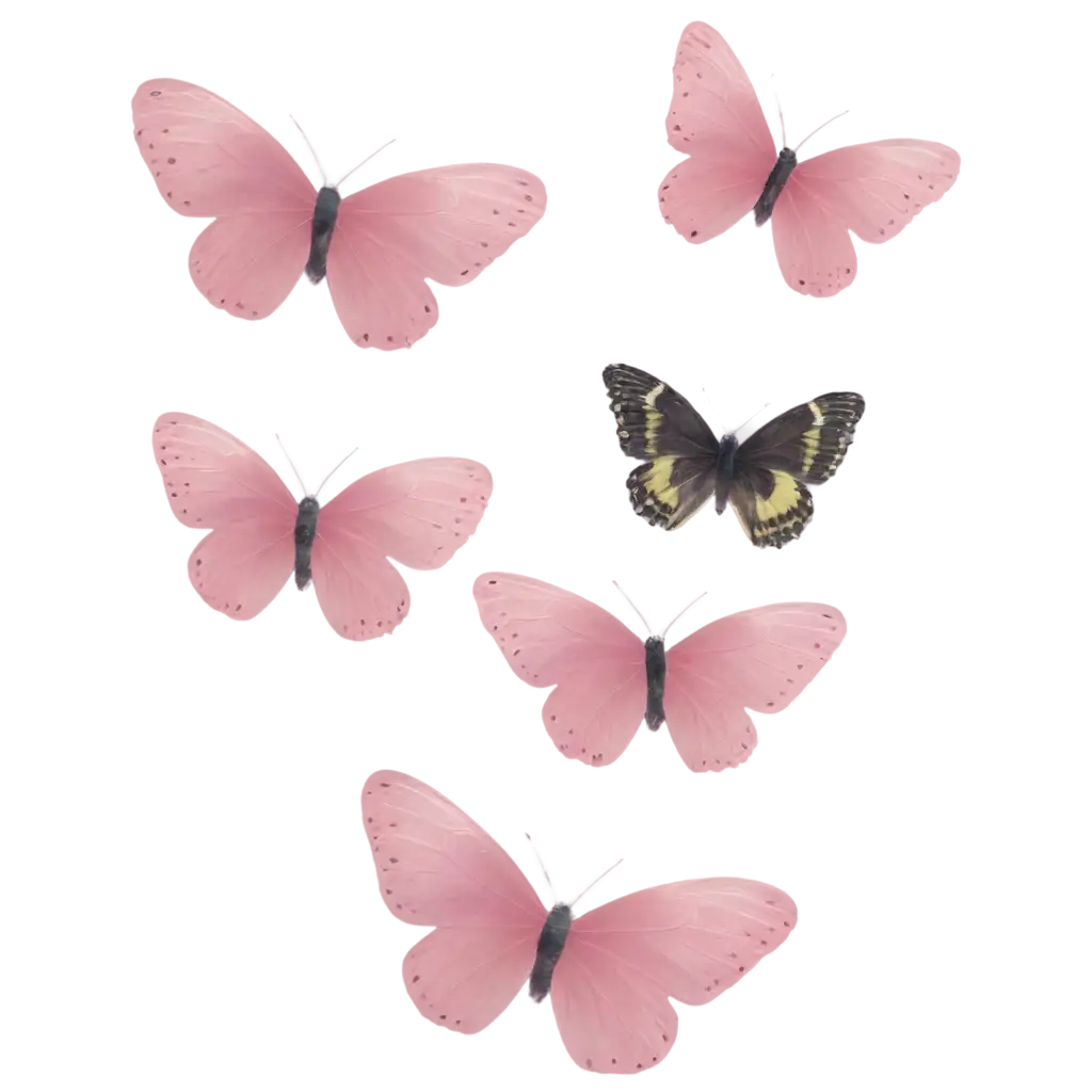 Exquisite-Pink-Butterflies-PNG-Image-Captivating-Beauty-in-High-Definition