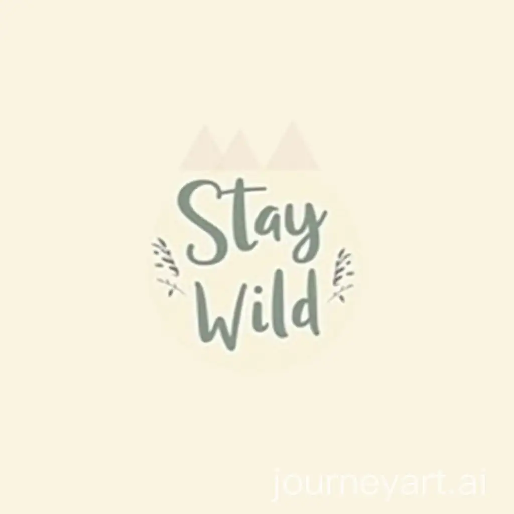 Stay-Wild-Minimalist-Handwritten-Typography-with-Natural-Elements