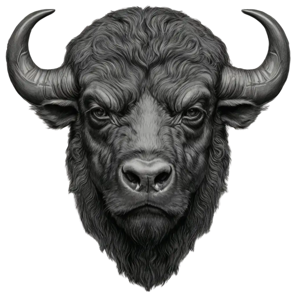 Powerful-Buffalo-Face-PNG-Image-Create-a-Fierce-Wildlife-Illustration