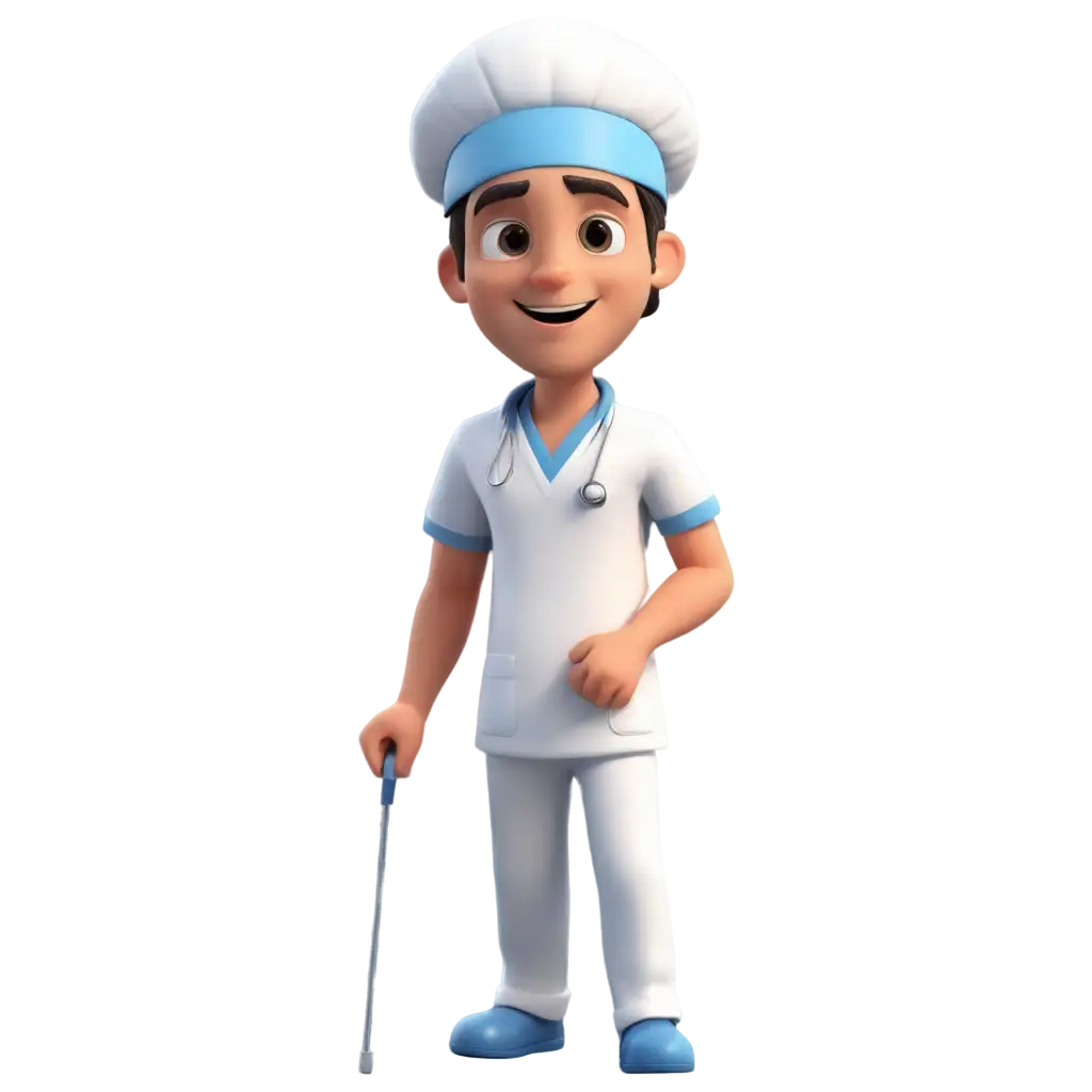 Animated-Male-Nurse-PNG-Image-Modern-Healthcare-Illustration