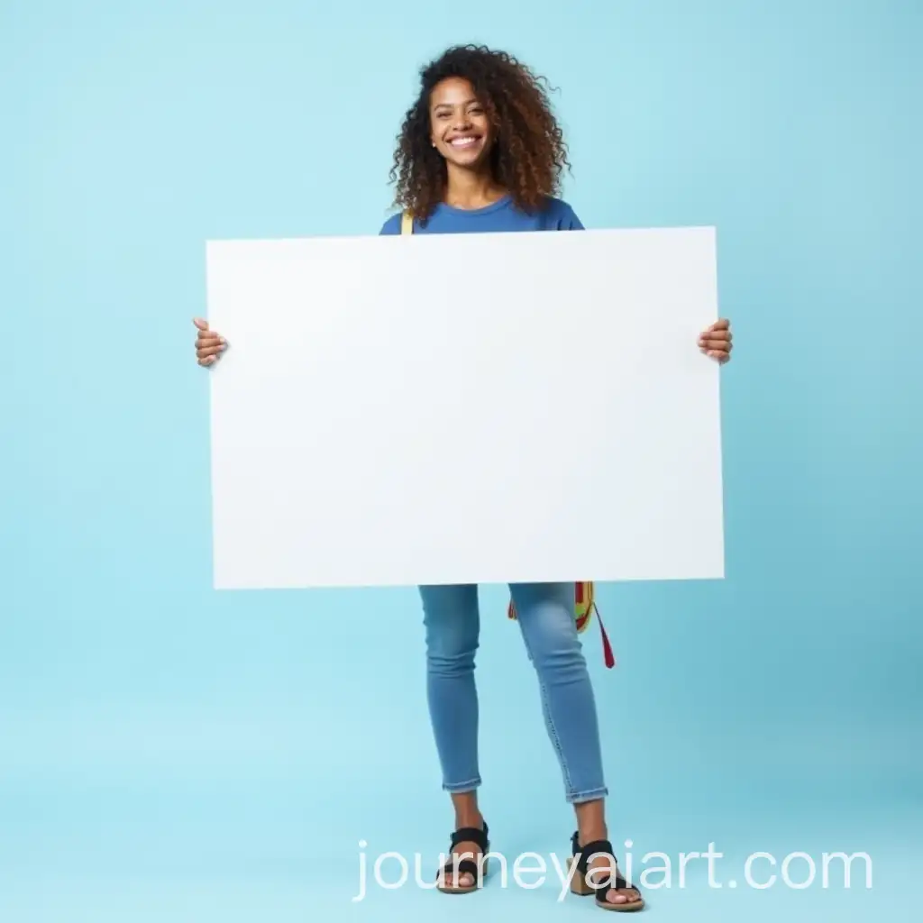 Confident-Young-Woman-Holding-Blank-Poster-Board