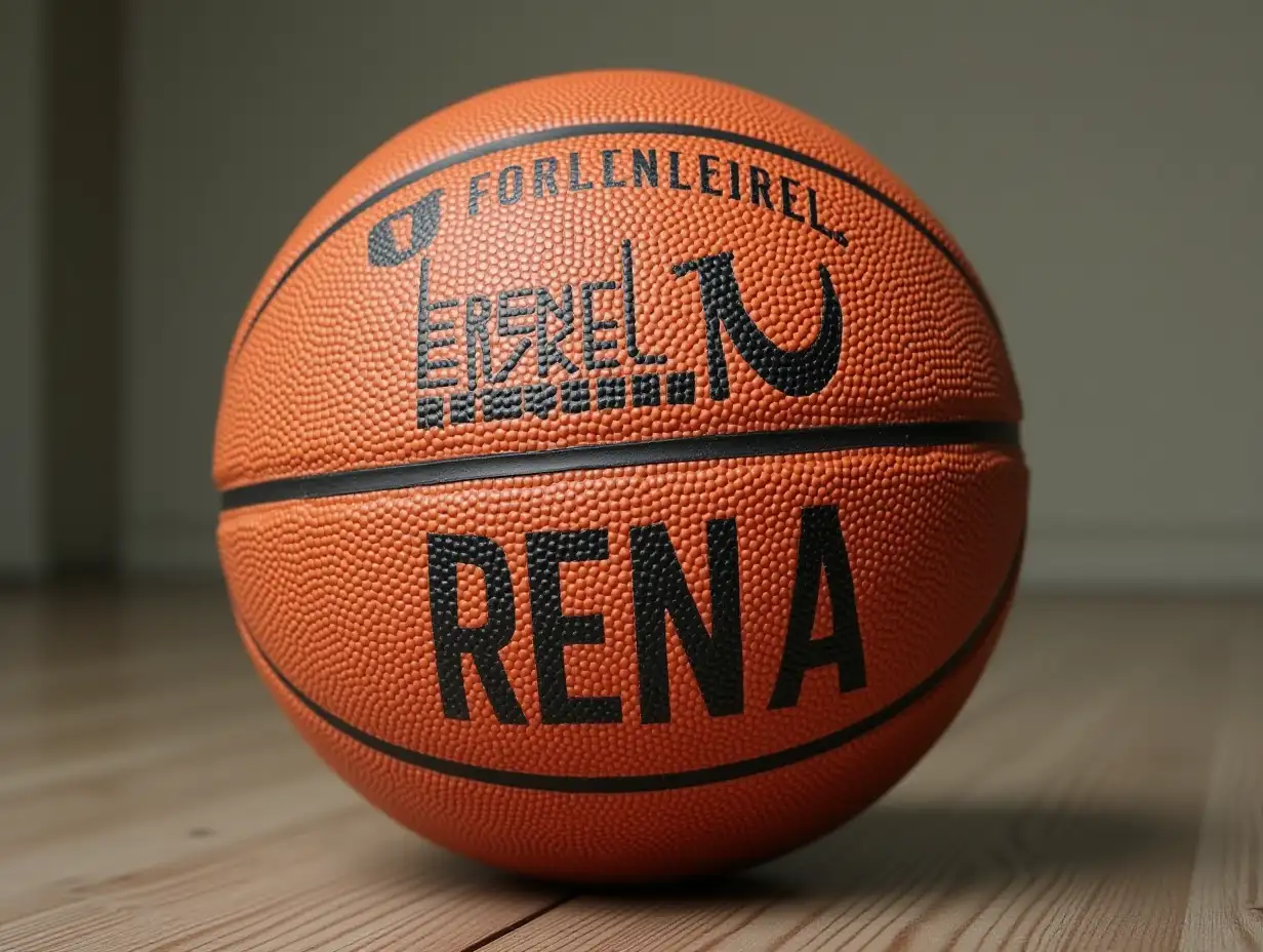 basketball that says RENA