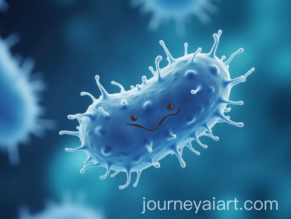 Cheerful-Bacteria-Smiling-Under-Microscope